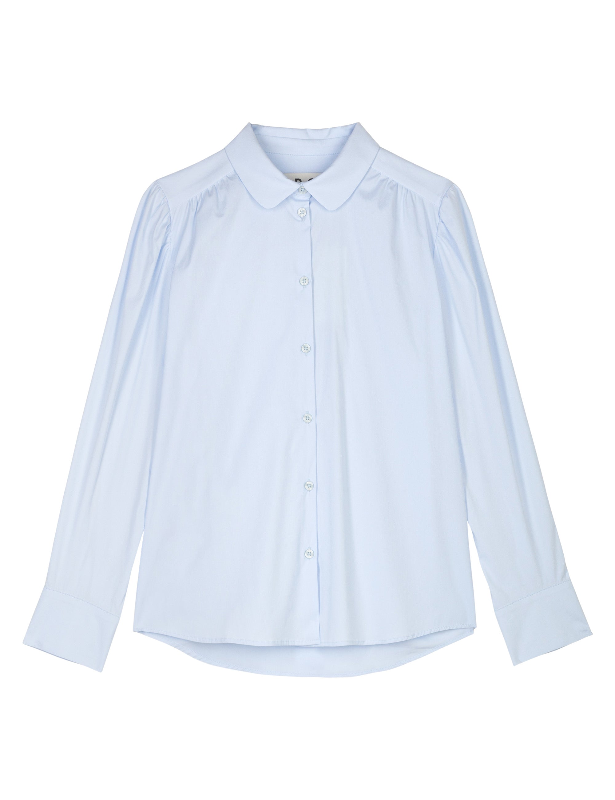 Light blue women's shirt with long sleeves