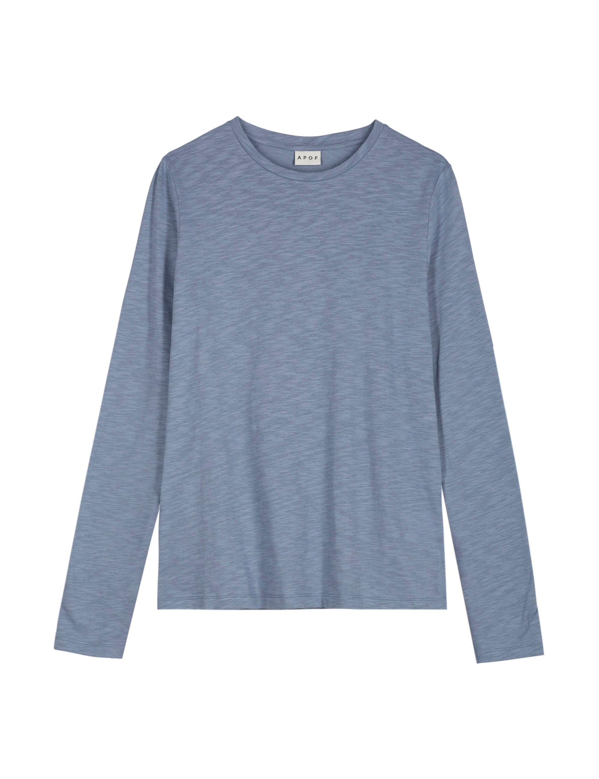 Women's long sleeve blue t-shirt