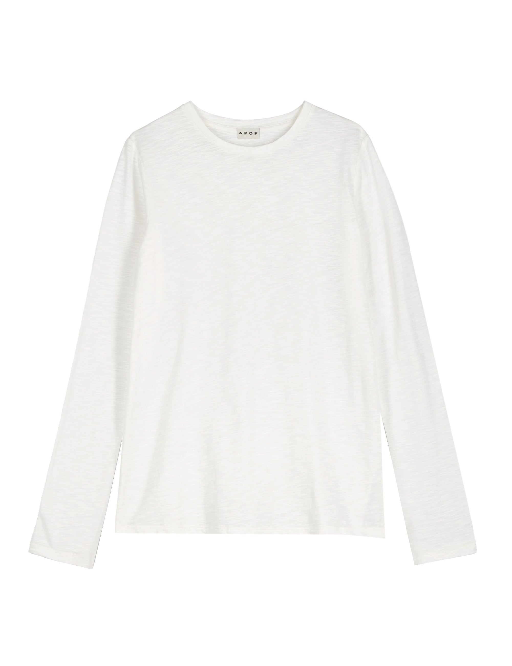 Women's long sleeve white t-shirt