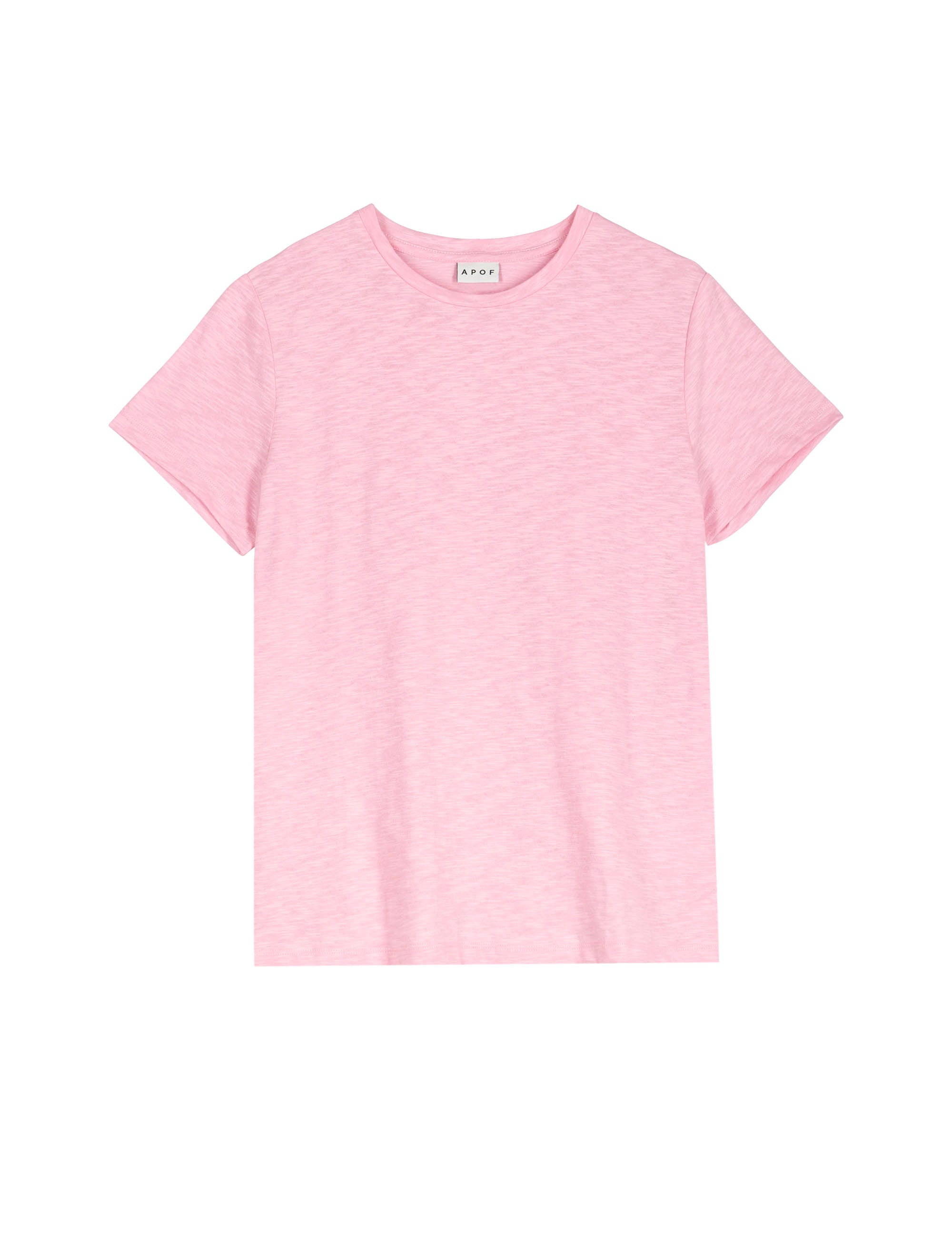 Pink short sleeved women's t-shirt