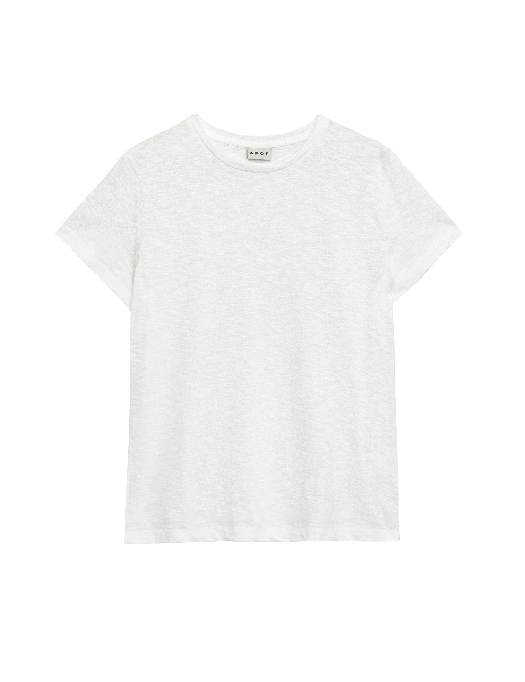 White short sleeved women's t-shirt