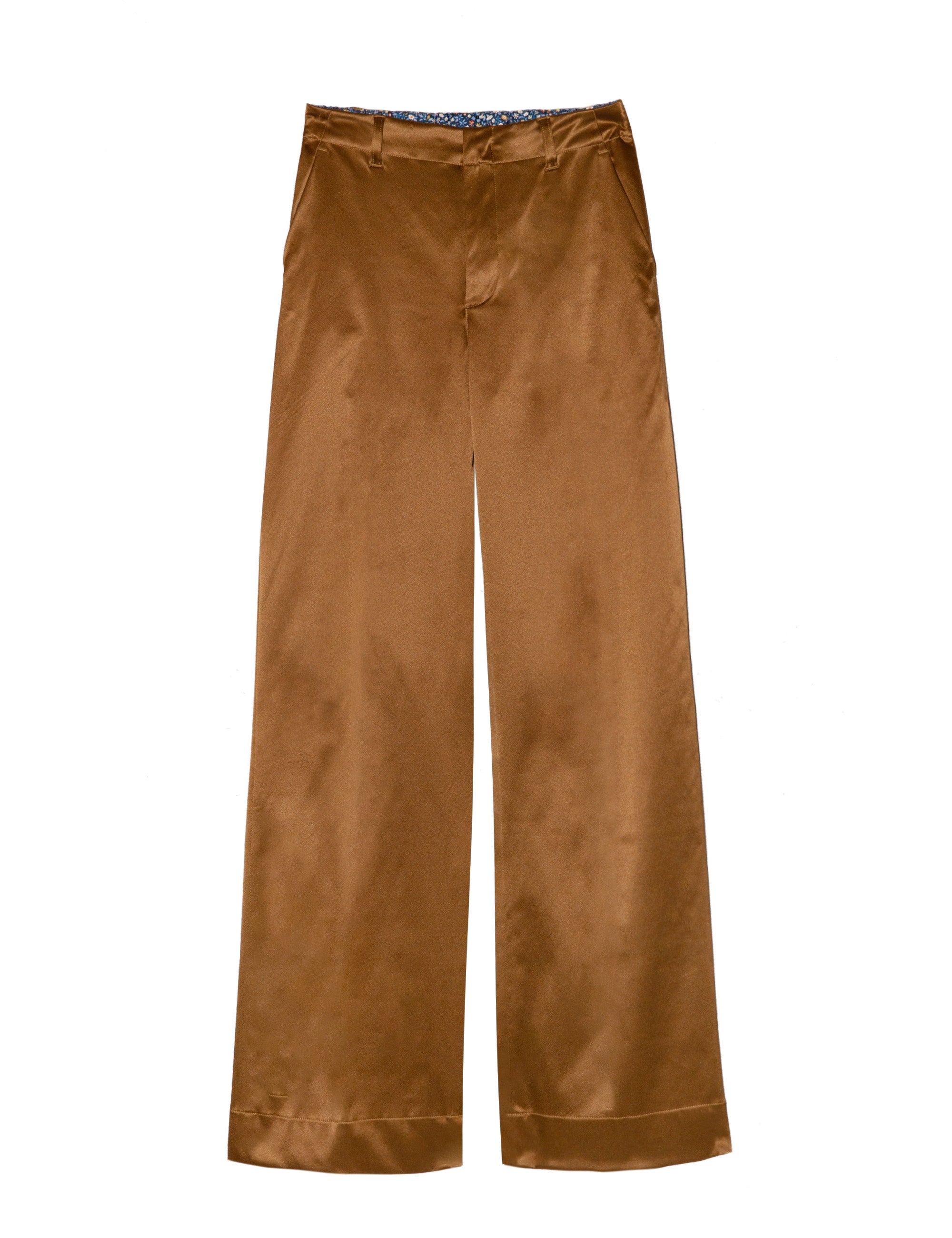 Women's brown pants with pockets