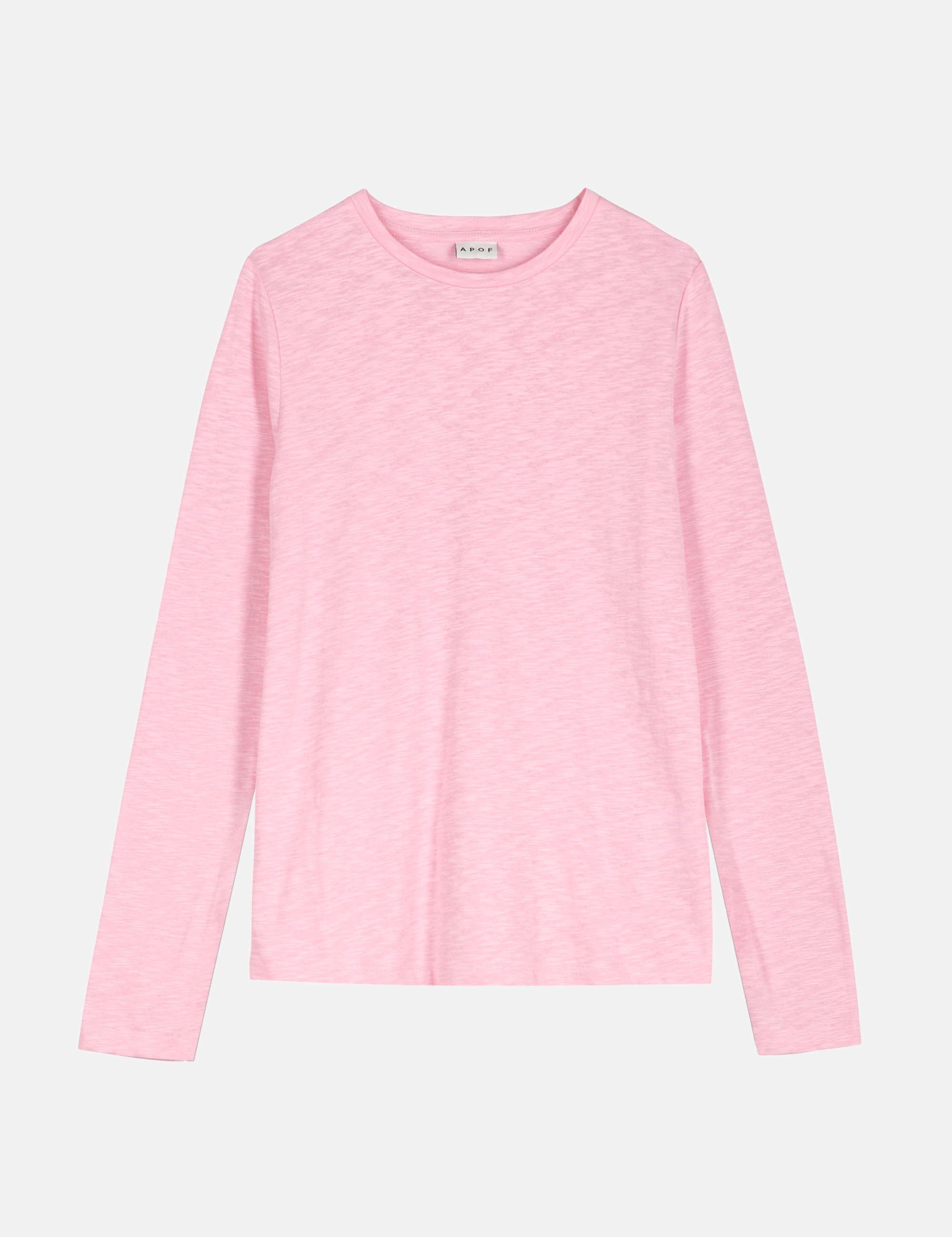 Women's long sleeve pink t-shirt