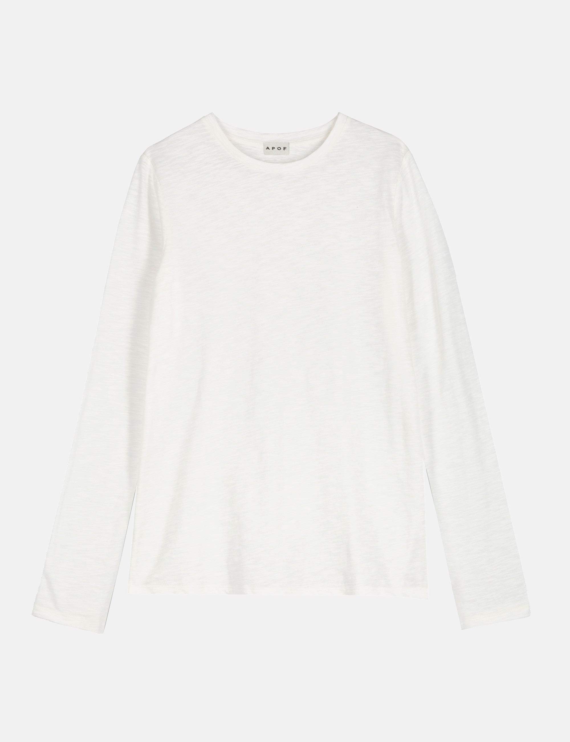 Women's long sleeve white t-shirt