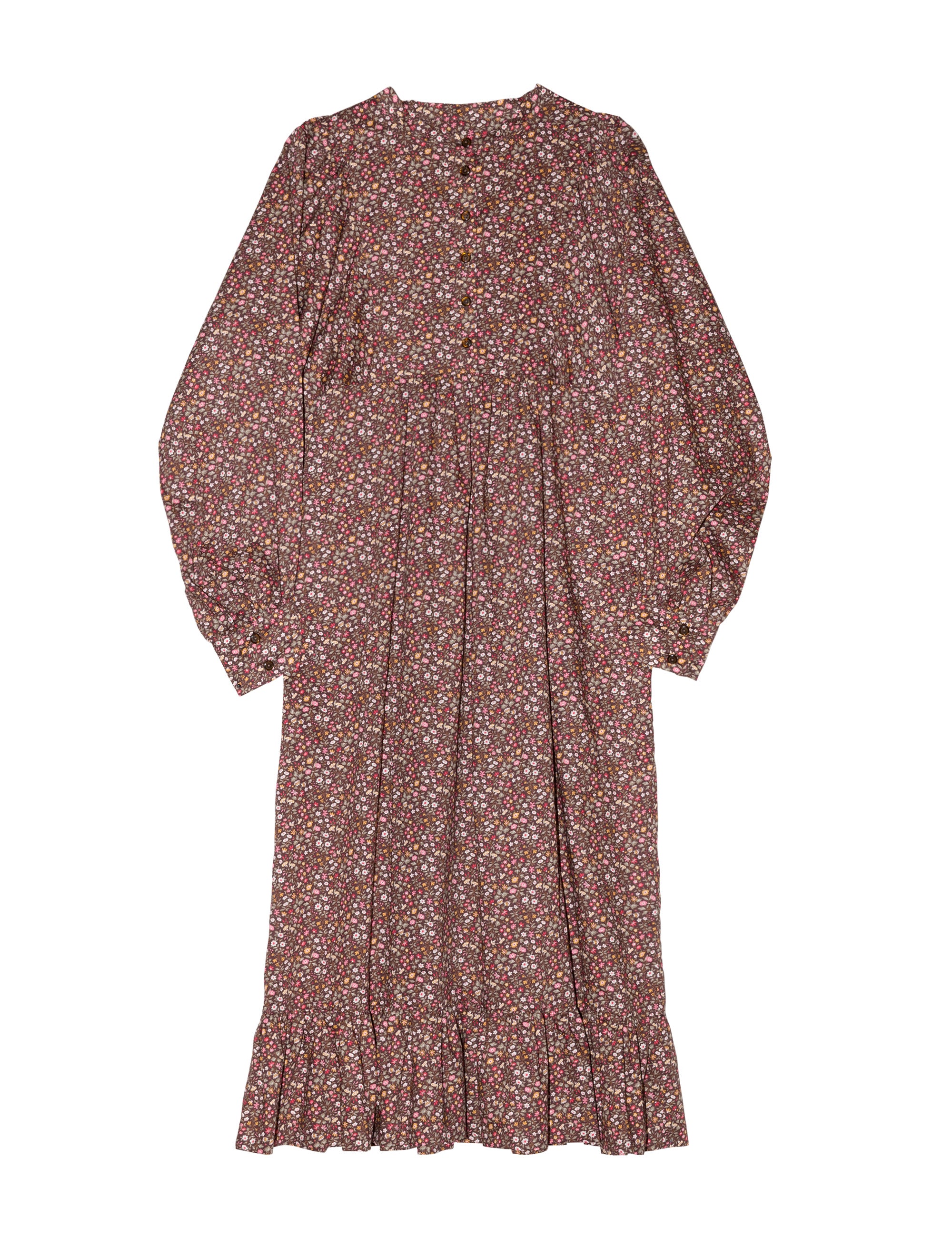 princess polly baby blue dress Adrianna Midi Dress - Brown Floral - Buy Women's Dresses main image 1