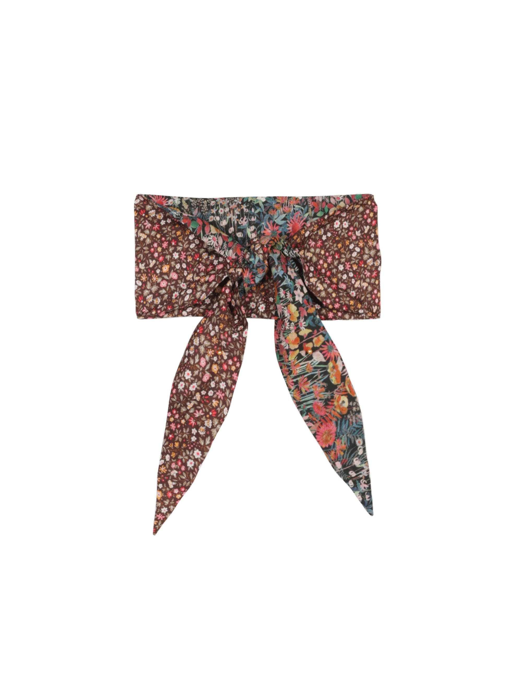 Liberty print floral patterned scarf