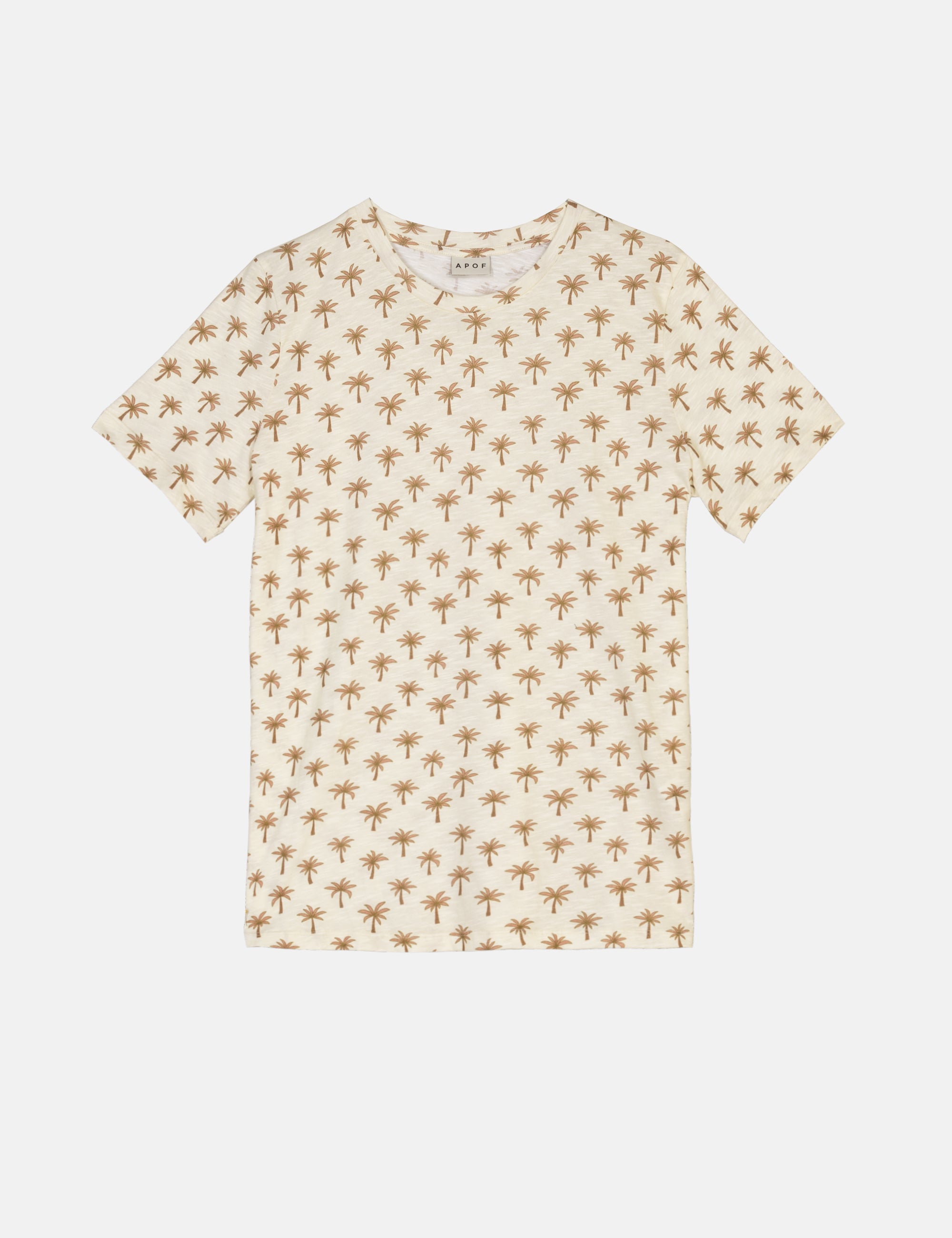 Women's t-shirt with palm tree pattern