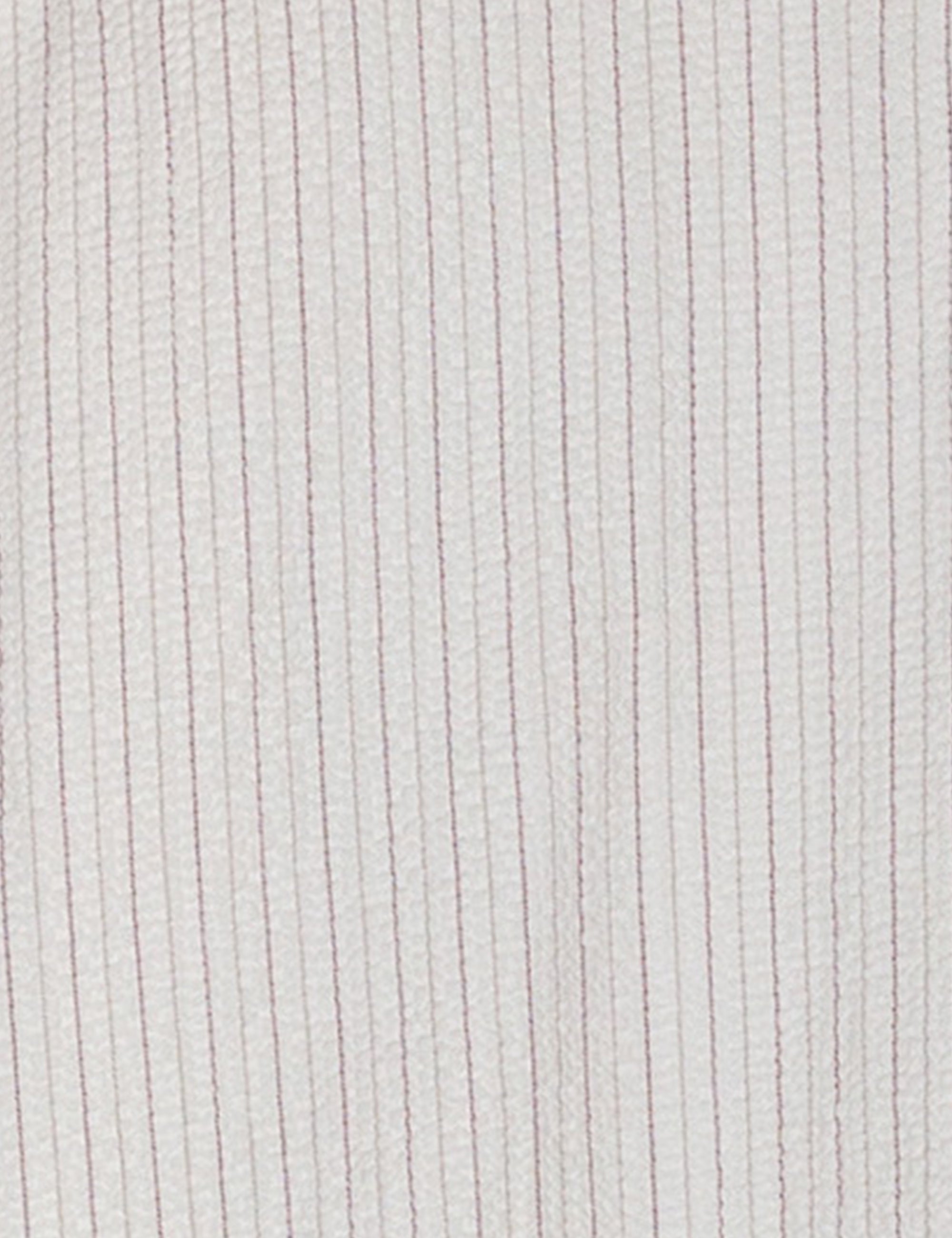 Closeup of red and white striped seersucker fabric for shirt