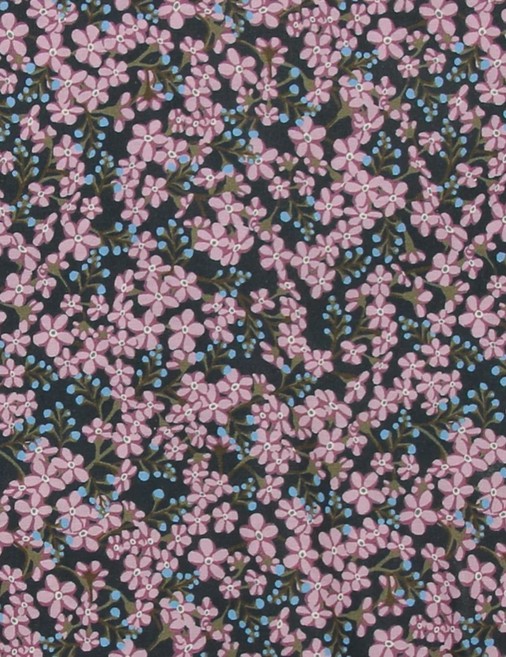Liberty fabrics light floral star anise print