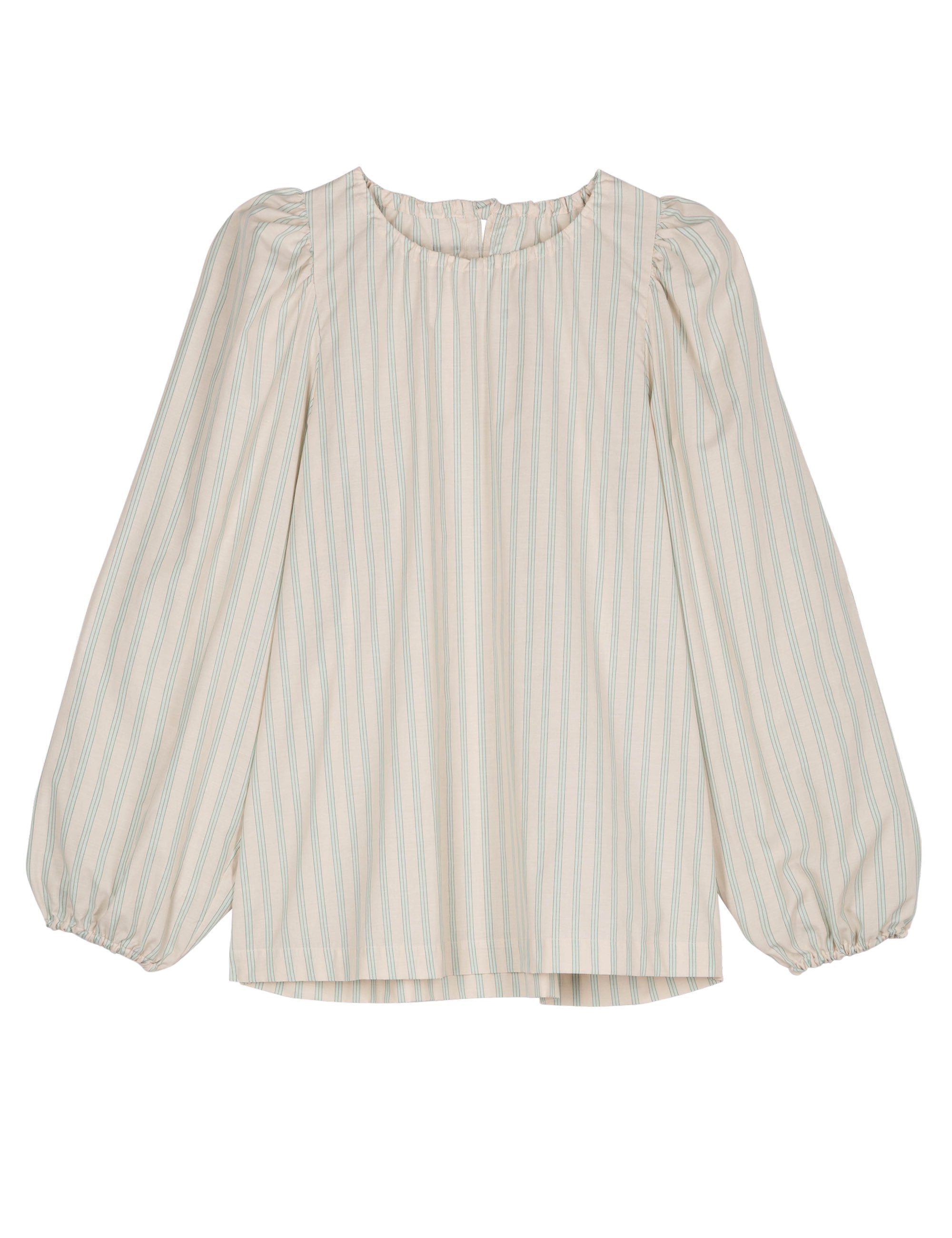 Striped blouse with long sleeves