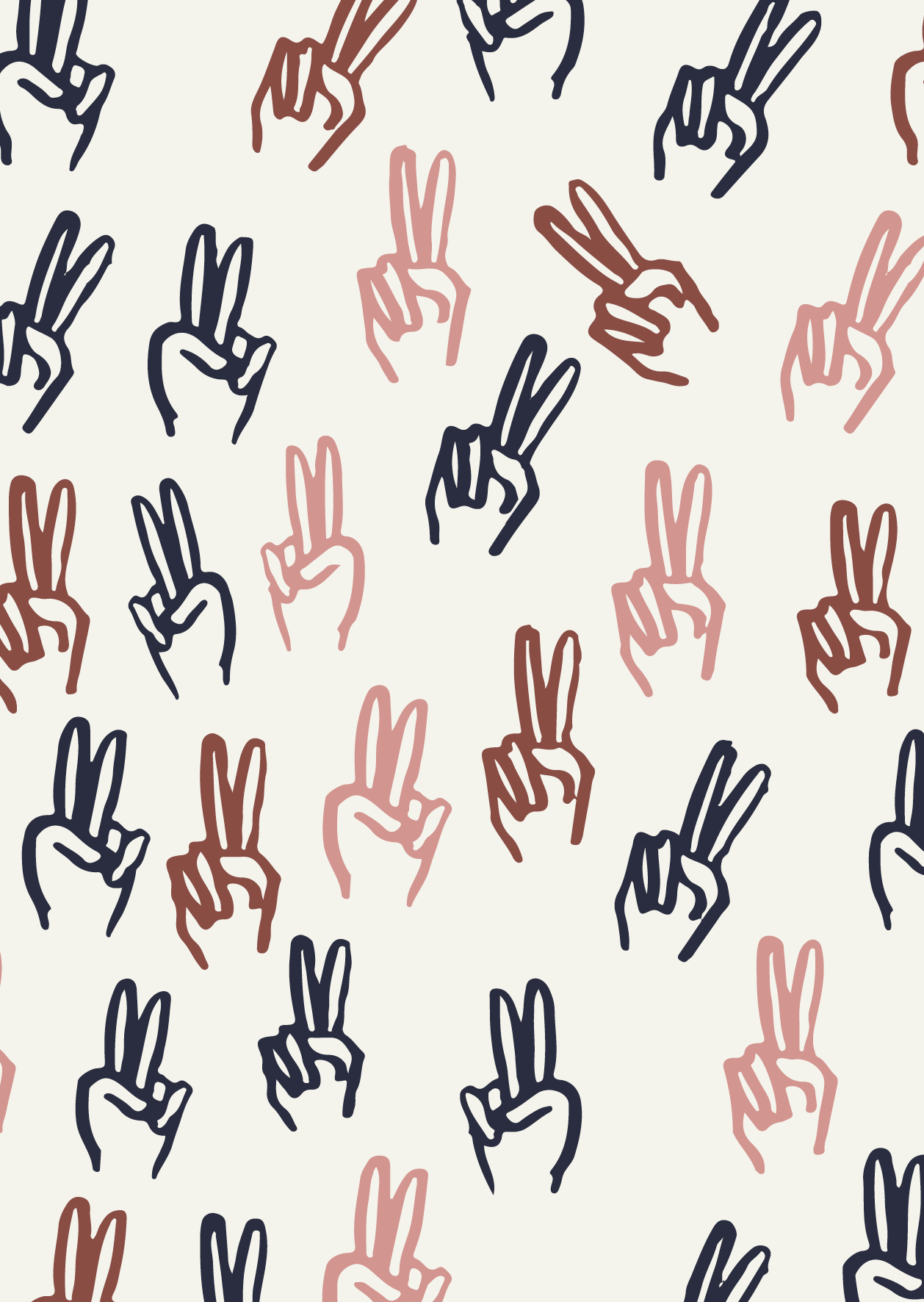 CINNA T-SHIRT - PEACE BLUE