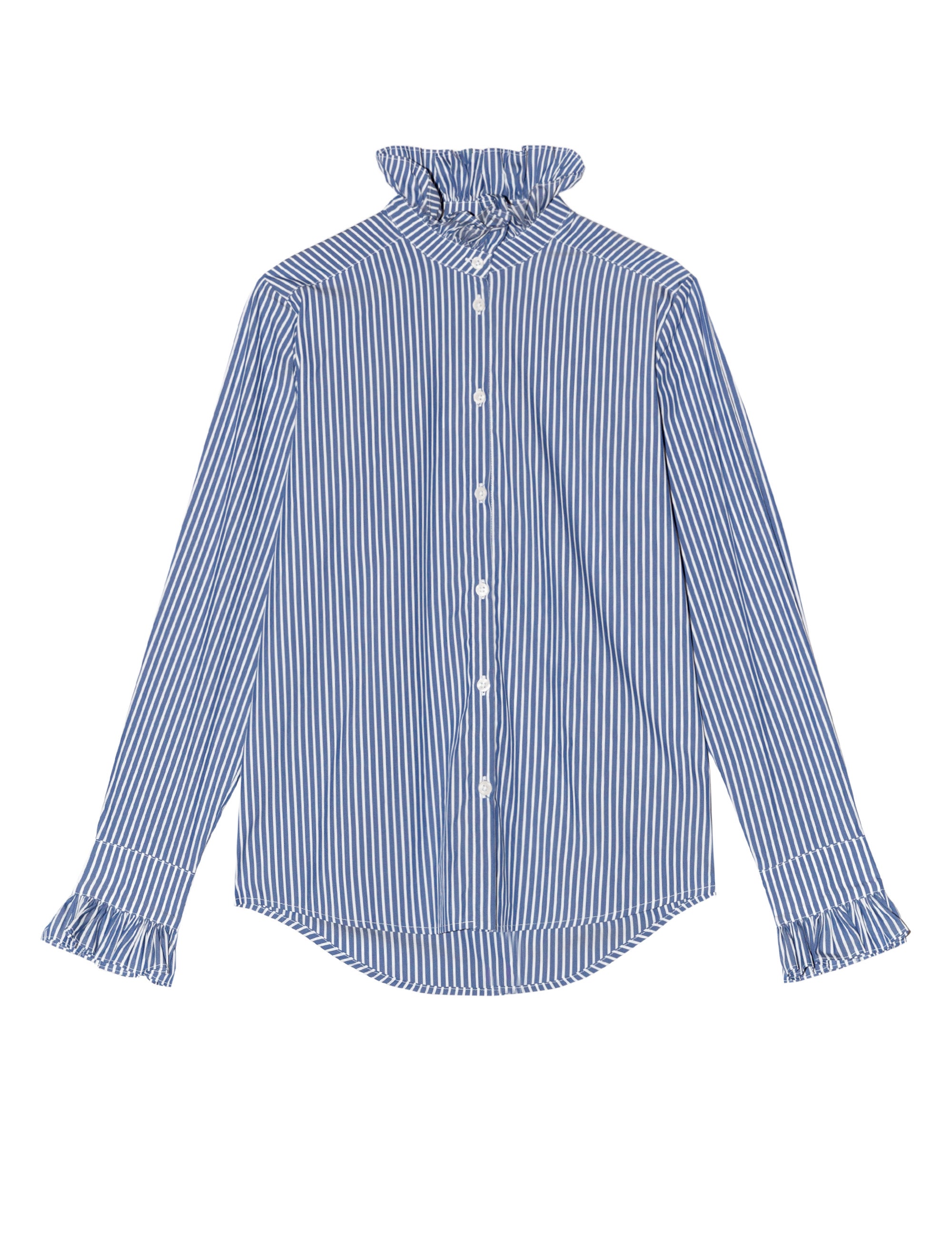 APOF classic shirt in striped cotton poplin
