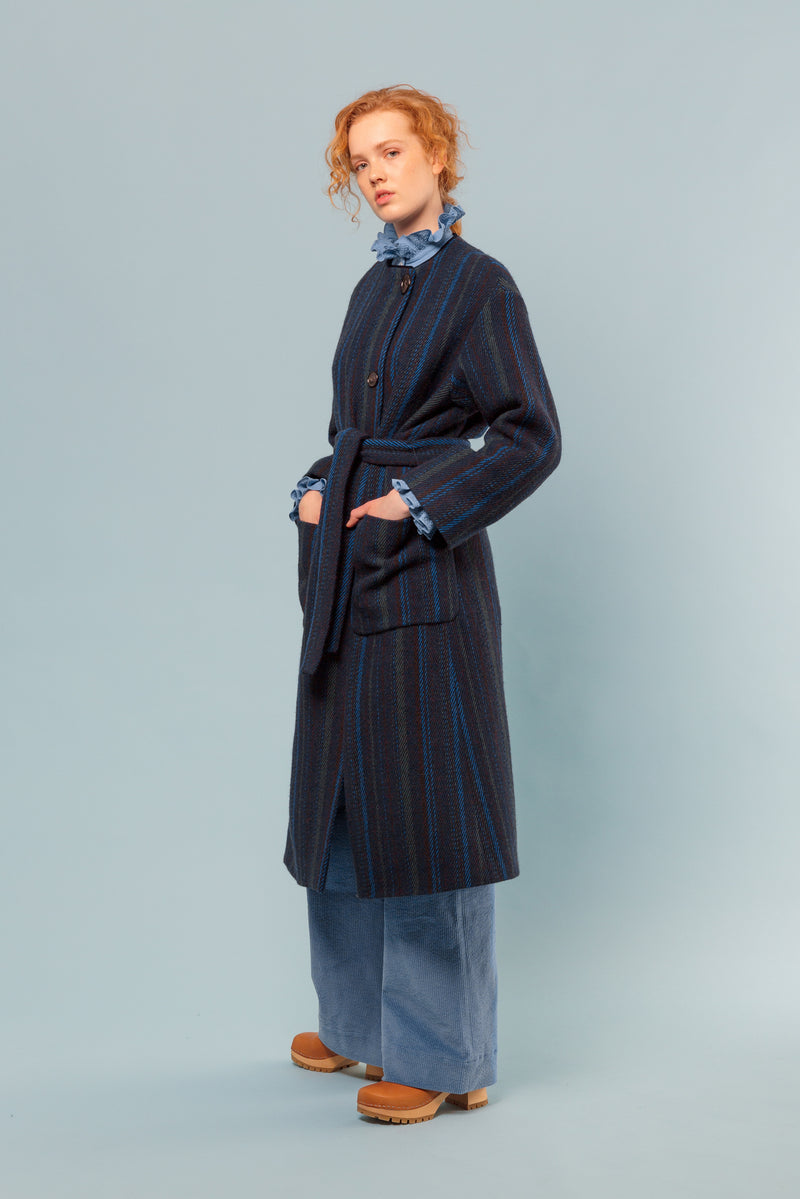 DAFNE FRAKKE – WOOL STRIPE