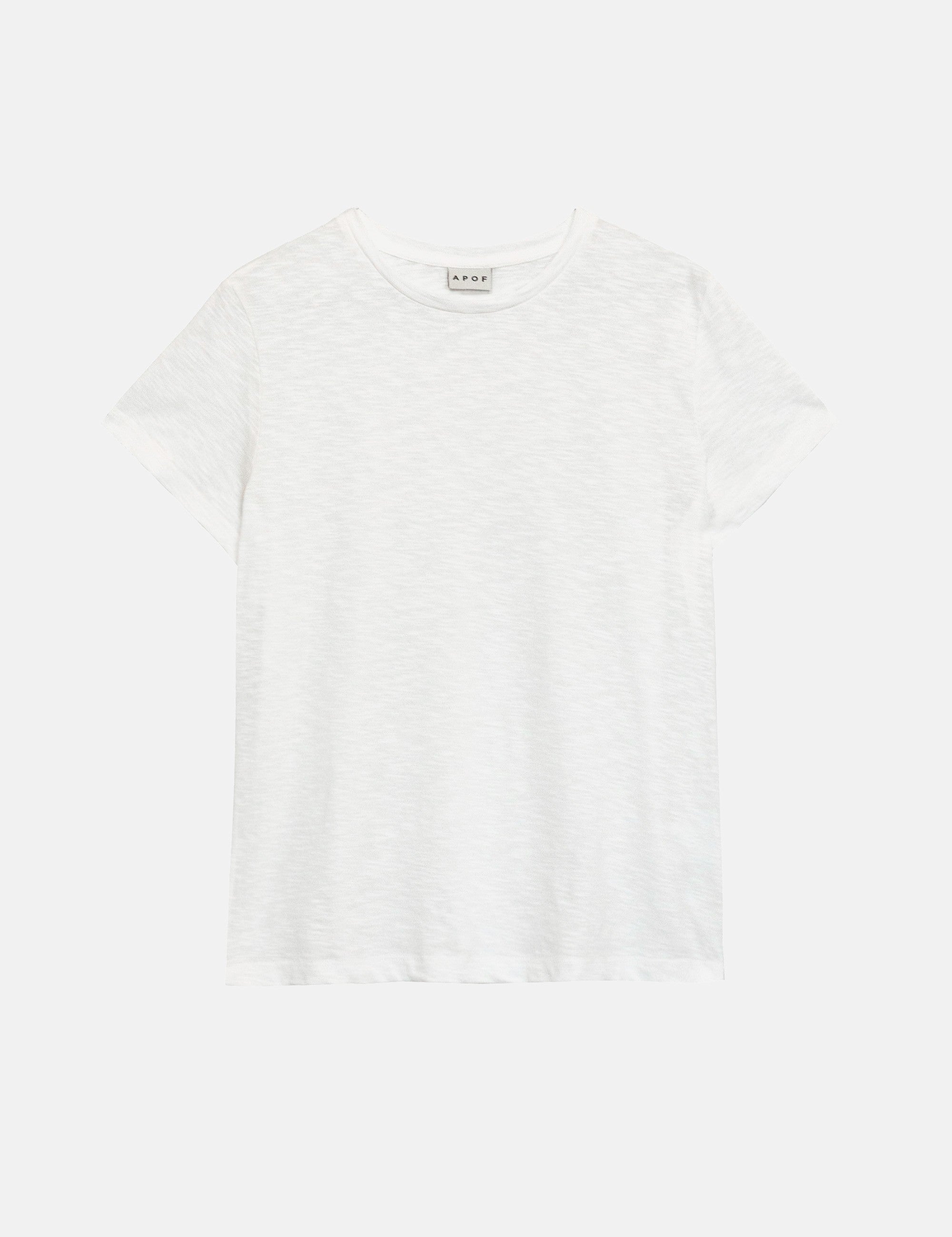 White short sleeved women's t-shirt