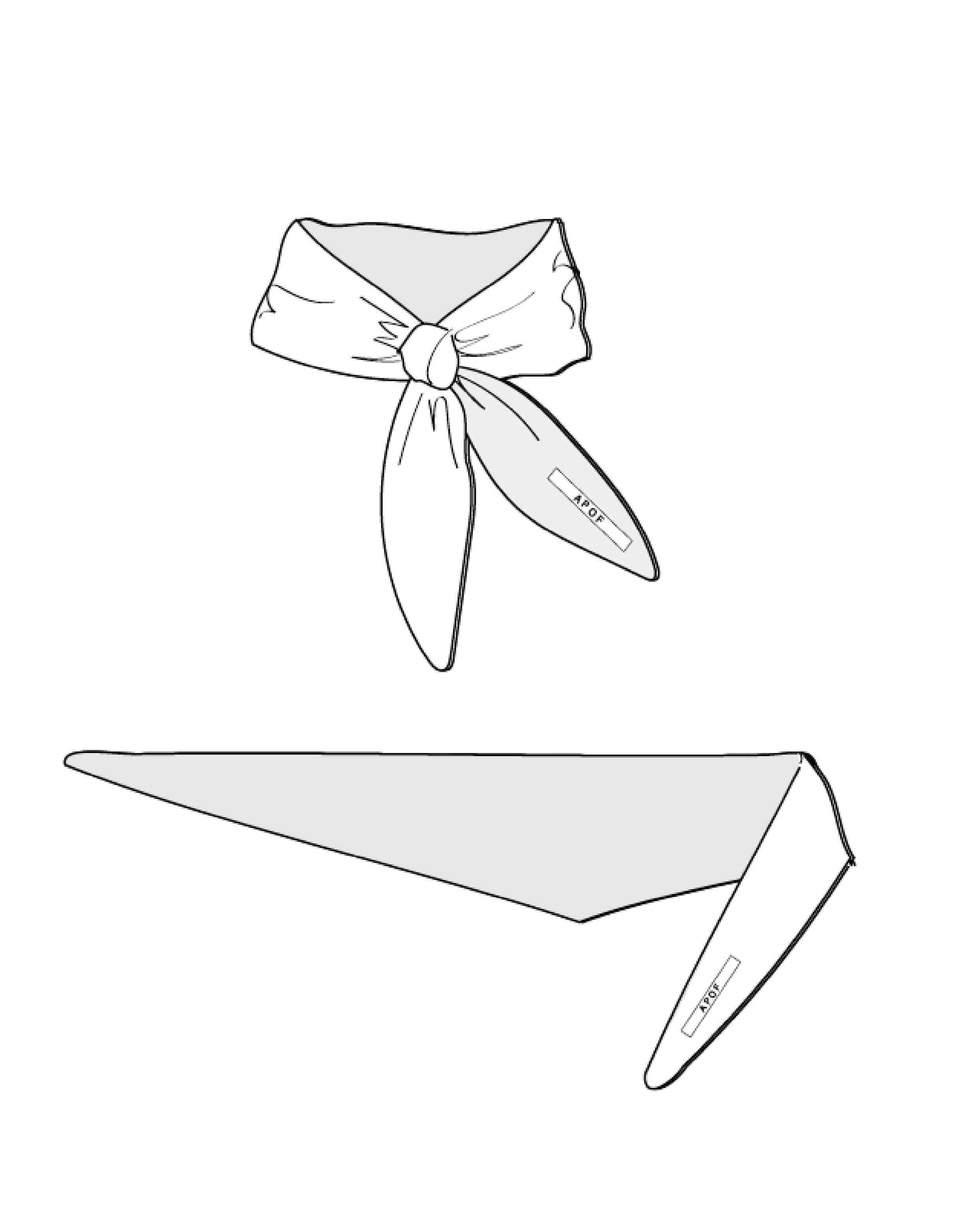 Drawing of APOF bandana