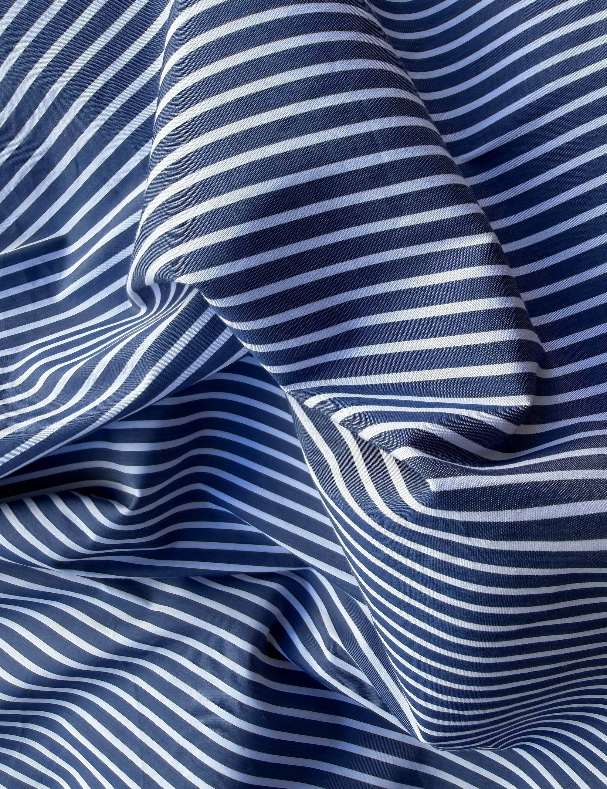 ADA TOP - BLUE WHITE STRIPE