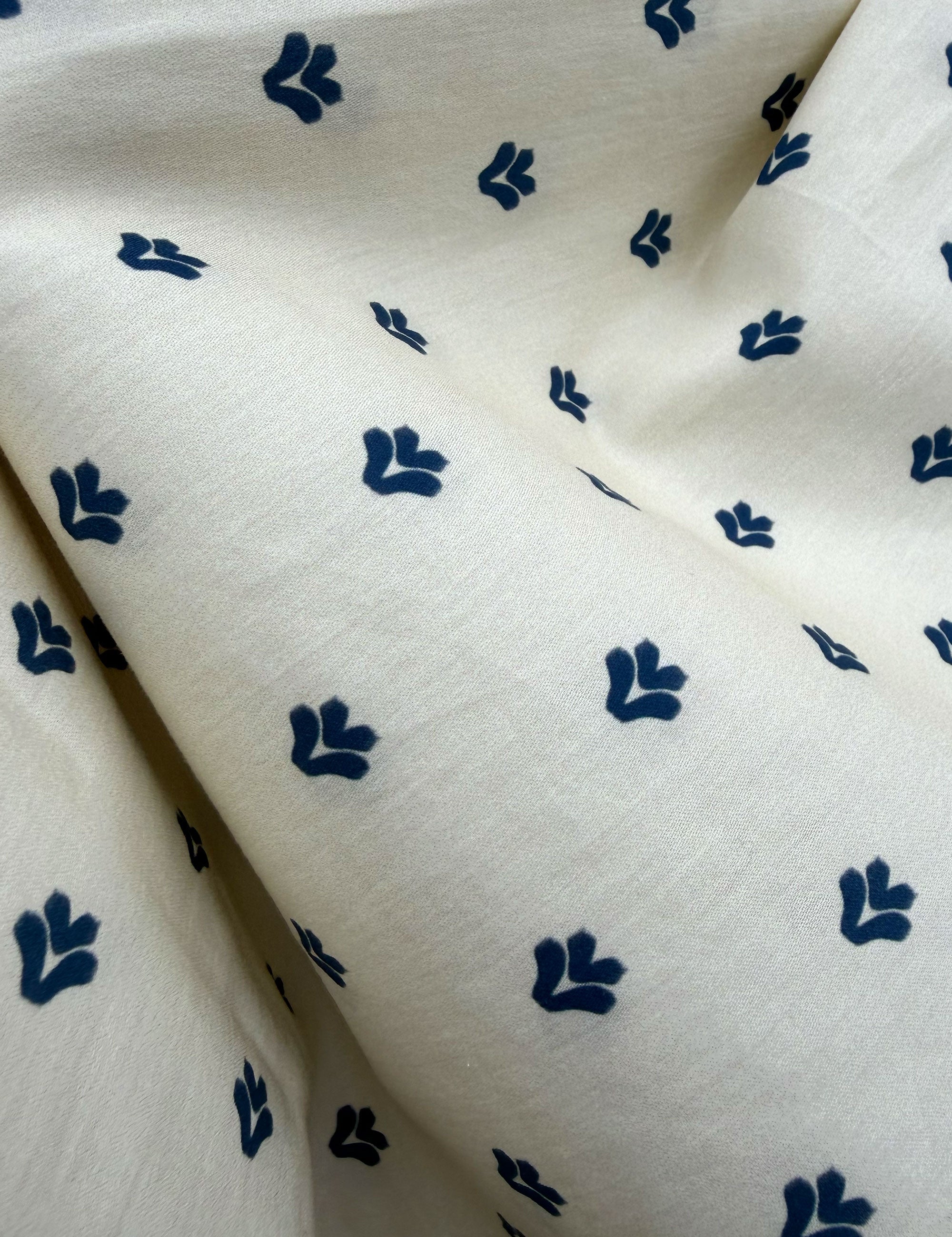 NICOLE SKJORTE - FLEUIRETTE CREAM