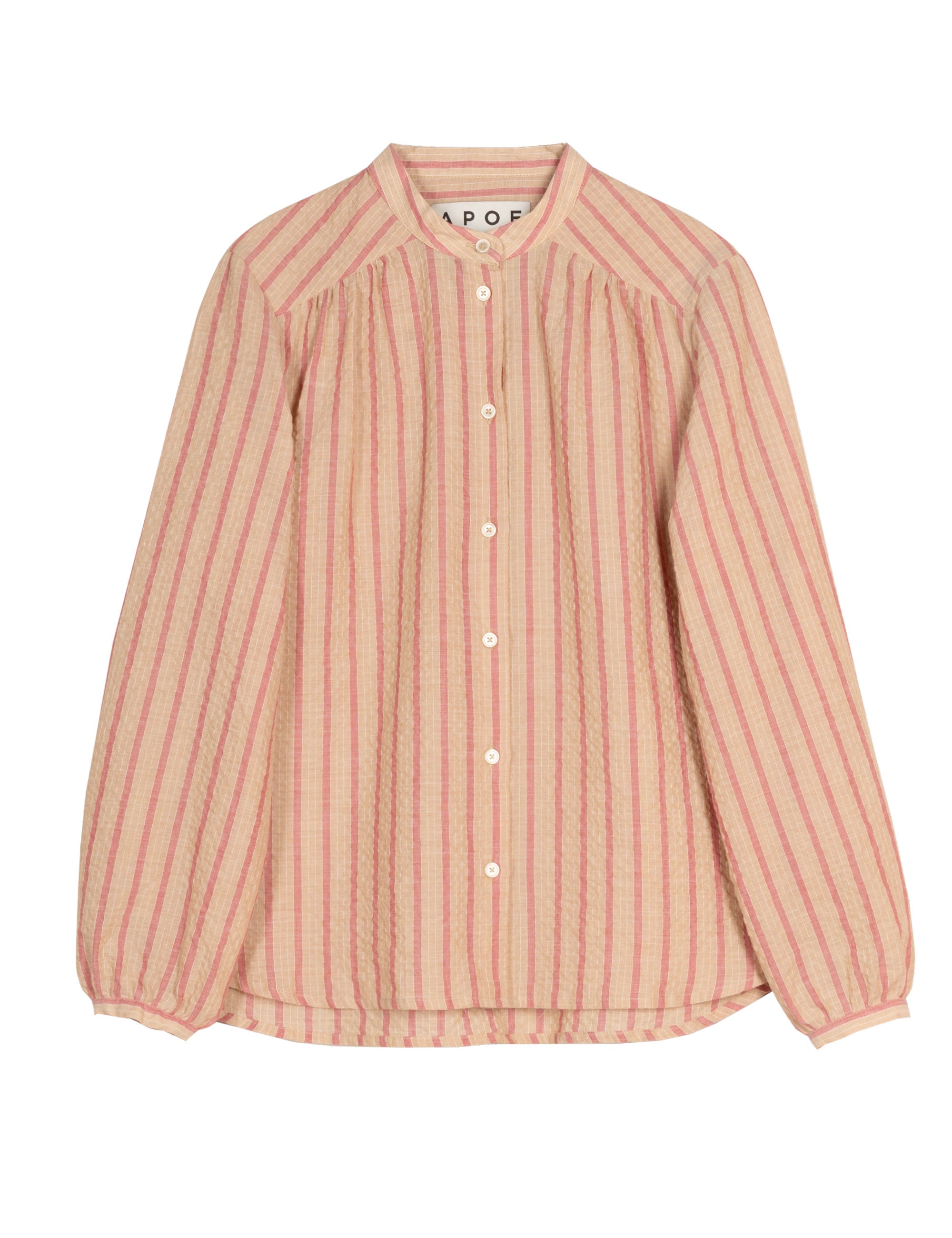 NICOLE SKJORTE - ROSE STRIPE MARISA