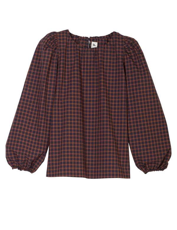 ANNELIA BLOUSE - MATRIX CHECK